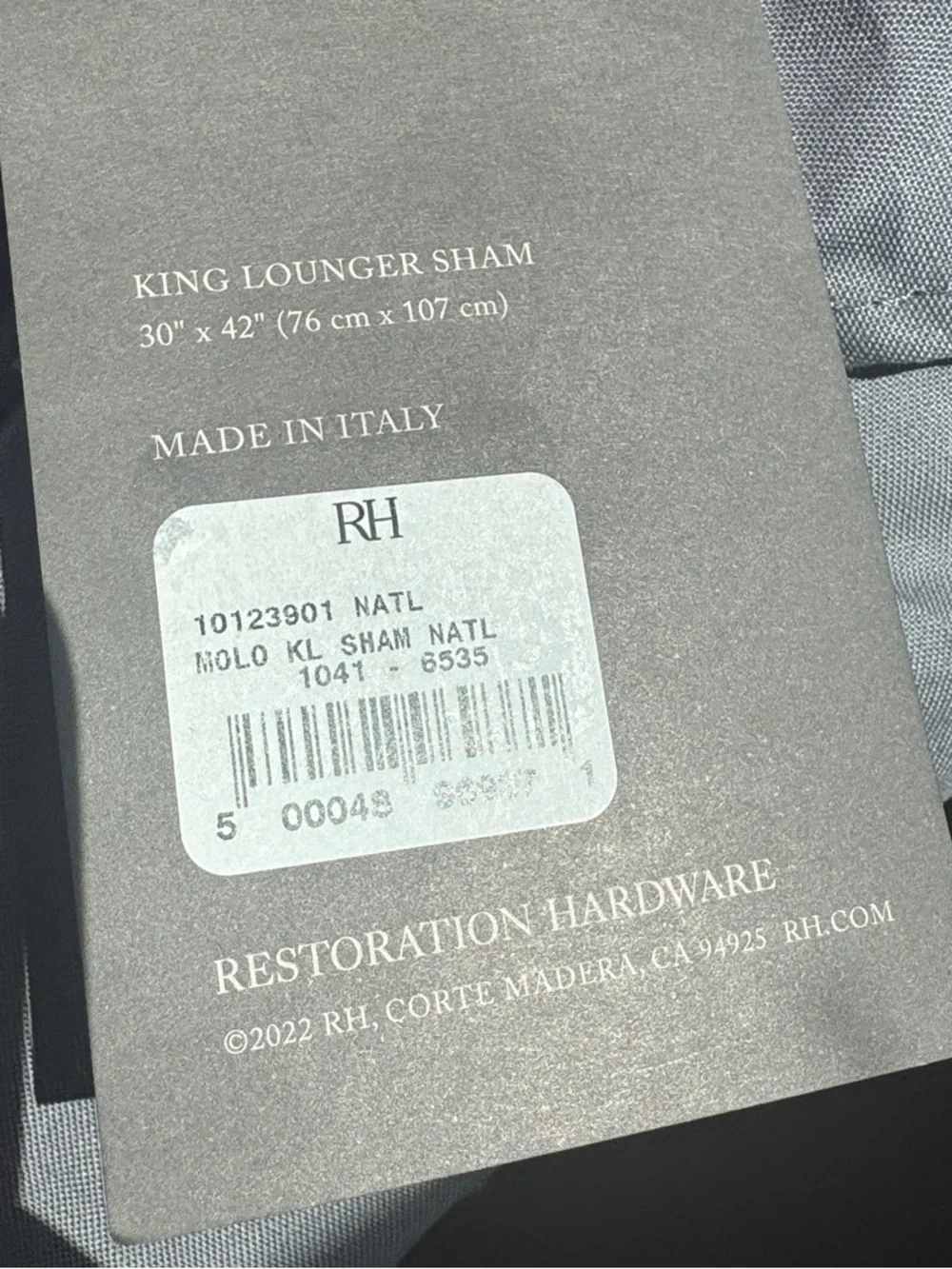 Brand new Restoration Hardware Italian Garment-Dyed Cotton Gauze in Natural